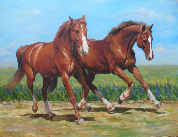 Лошади в живописи