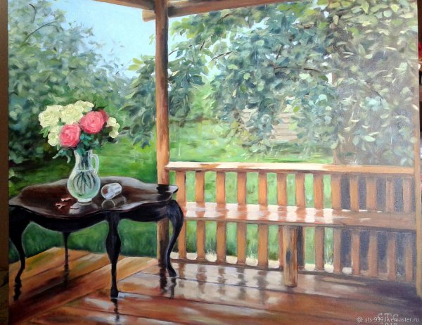 Картина Герасимова после дождя