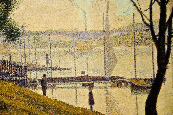 Жорж Пьер сера пуантилизм