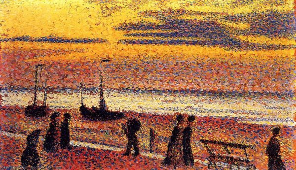 Пуантилизм Жорж сера