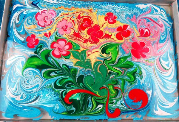 Эбру и суминагаши