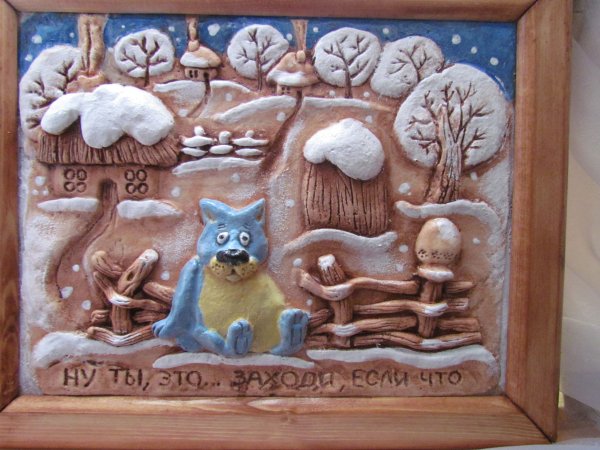 Панно из теста