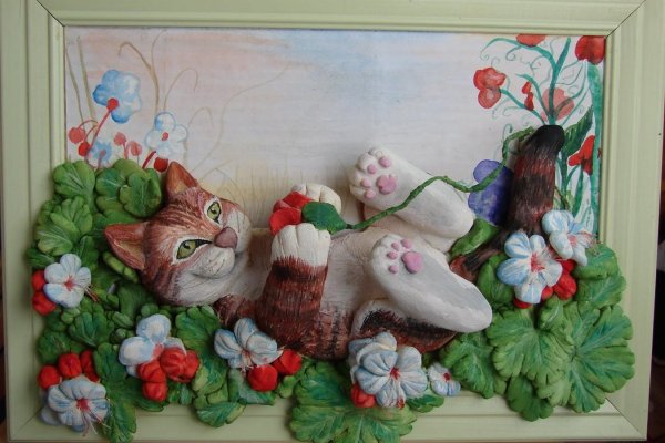 Панно из соленого теста