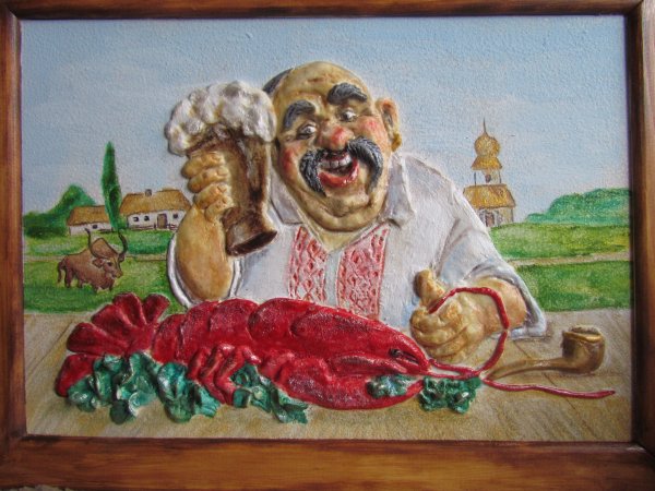 Картины из теста