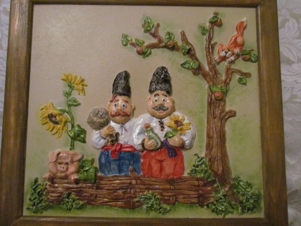 Соленое тесто панно