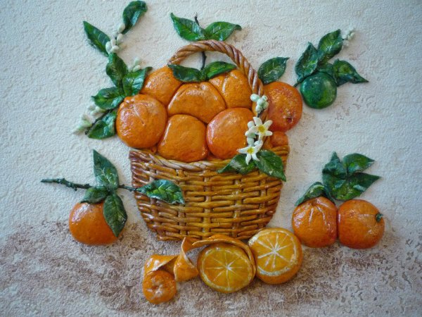 Композиция из соленого теста