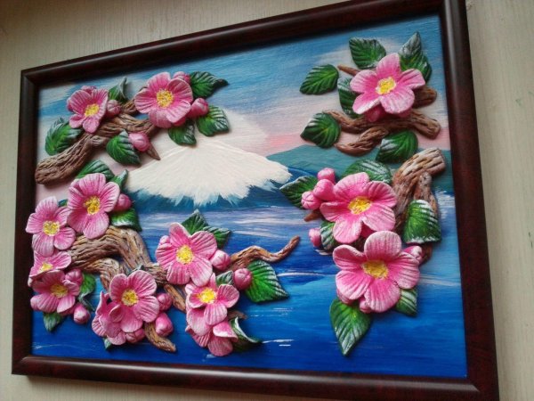 Панно из соленого теста своими руками