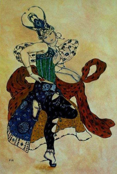 Дафнис и Хлоя Бакст декорации