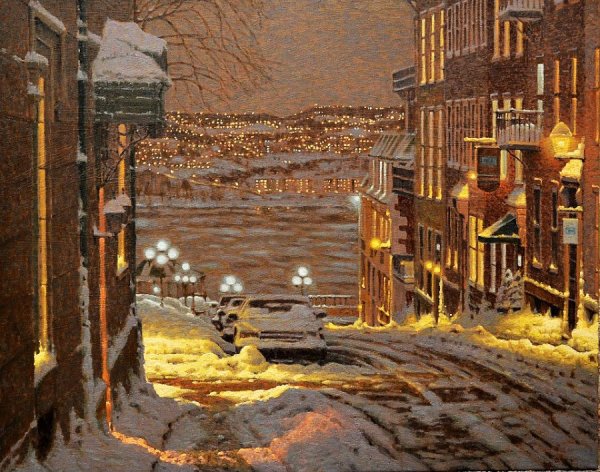 Художник Ричард Савойя зима