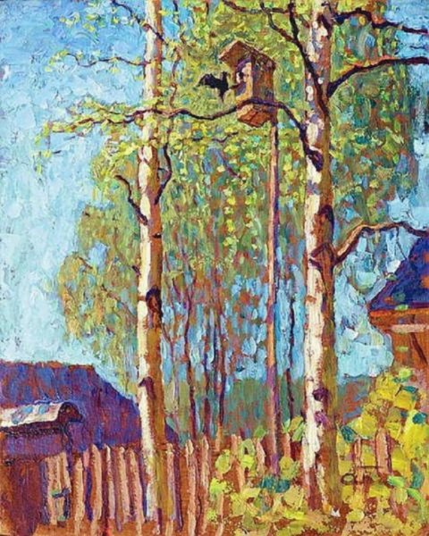 Скворечник в живописи