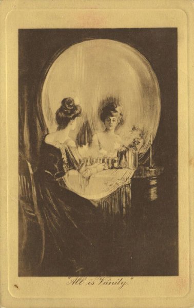 Картина "все суета" (all is Vanity) Чарльза Аллана Гилберта, 1902 год"