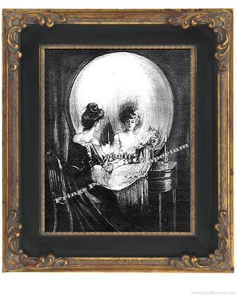 Картина череп или женщина