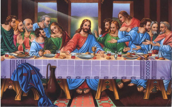 Тайная вечеря икона Леонардо