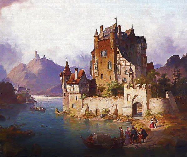 Карл Фридрих Лессинг. Рыцарский замок