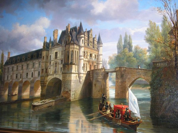 Замок Шенонсо картина
