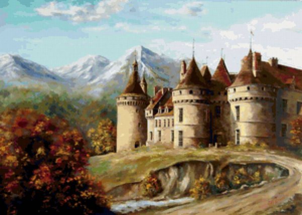 Картины старинных замков