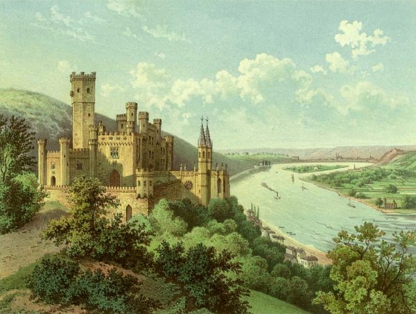 Карл Фридрих Лессинг. Рыцарский замок