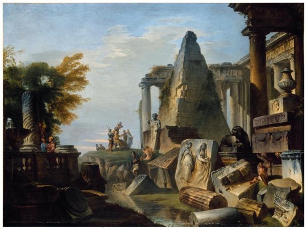 Юбер Робер (1733–1808). «Руины»