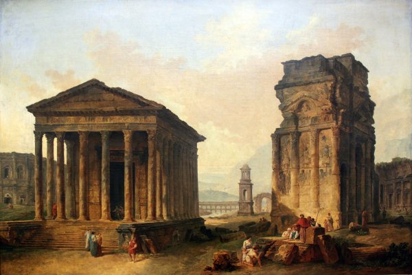 Римские руины Джованни Паоло Панини (Giovanni Paolo Panini).