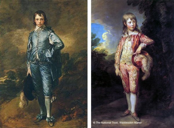 Томас Гейнсборо мальчик в голубом картина