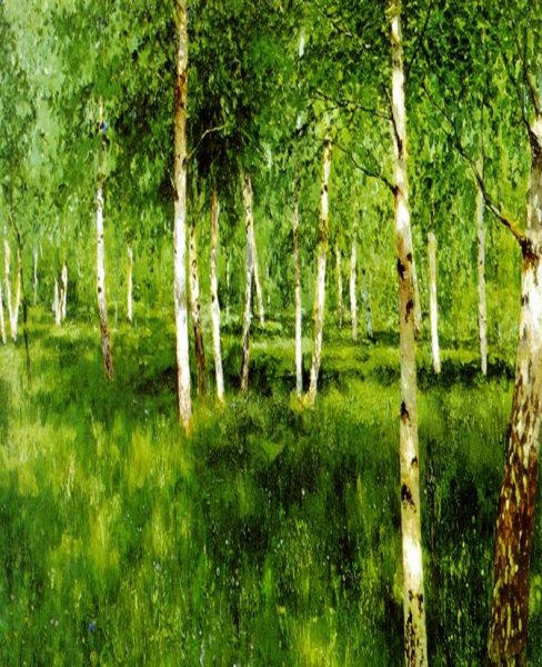 Исаак Ильич Левитан "Березовая роща" (1885–1889