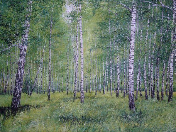 Исаак Левитан Березовая роща