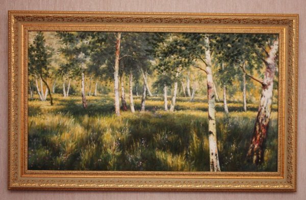 Левитан художник Березовая роща