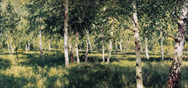 Исаак Ильич Левитан "Березовая роща" (1885–1889