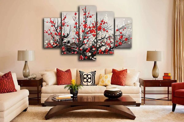 Панно на стену над диваном