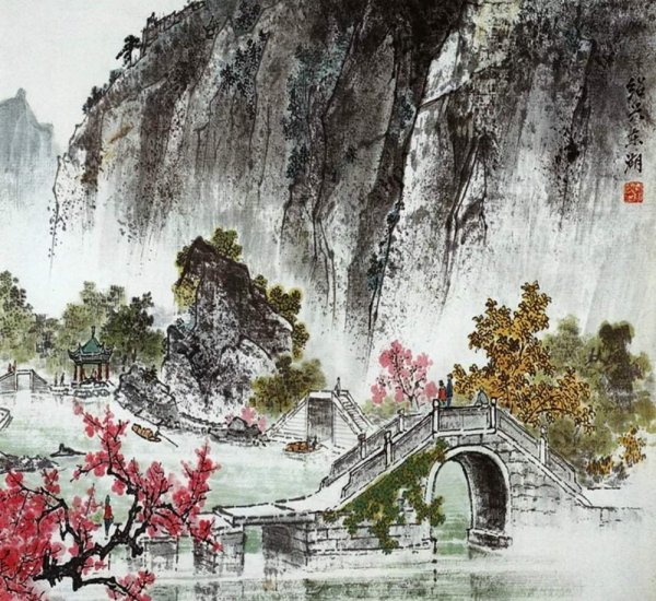 Традиционная китайская живопись гохуа