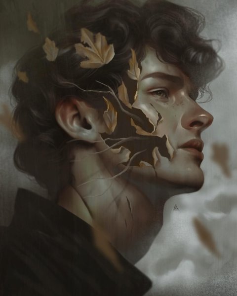 Глаз масляными красками