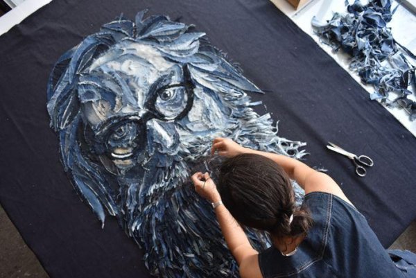 Картина мозаика из фотографий для организации