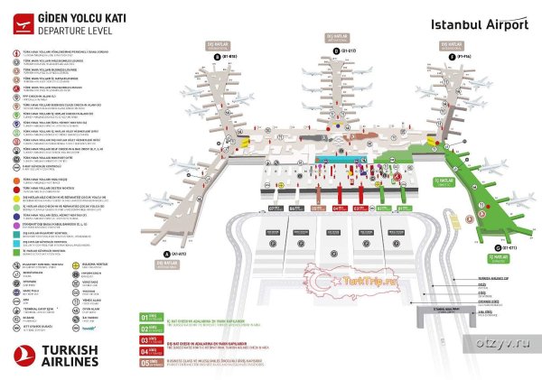 Аэропорт Стамбул Гекчен схема