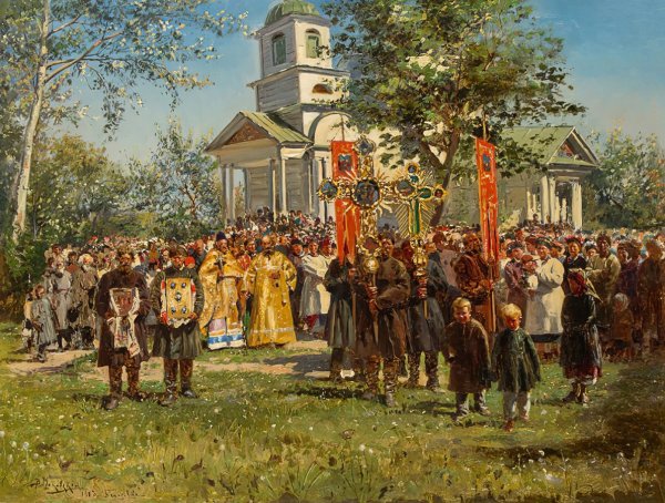 Крестный ход Соломаткин