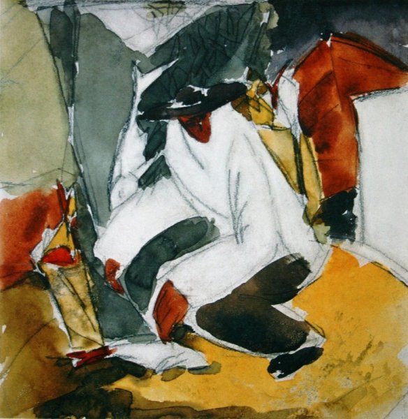 Владимир Татлин. Продавец рыб. 1911