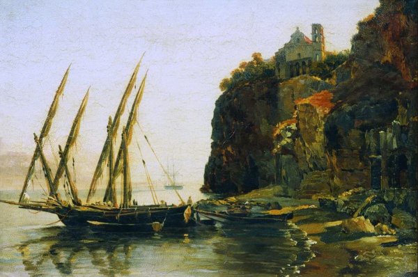 Сильвестр Феодосиевич Щедрин (1791-1830) «терраса, увитая виноградом»,