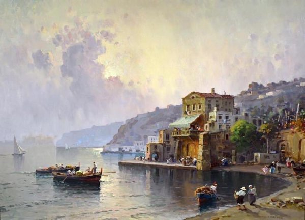 Семен Щедрин пейзаж в окрестностях Петербурга