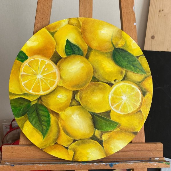 Лимоны живопись