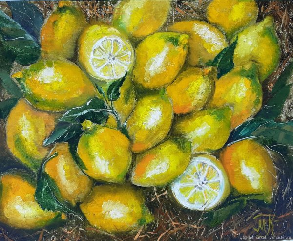 Лимоны живопись