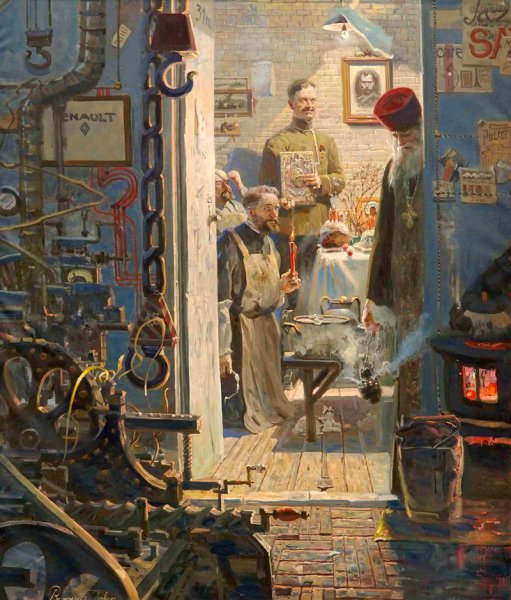 Диорама Рыженко стояние на Угре