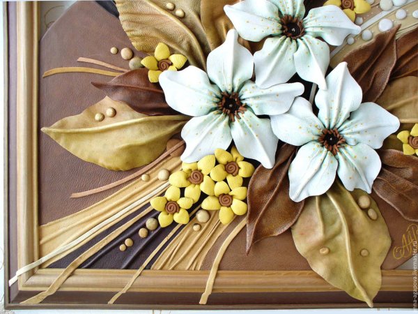 Цветочное панно