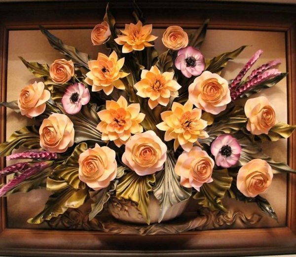 Флористика панно