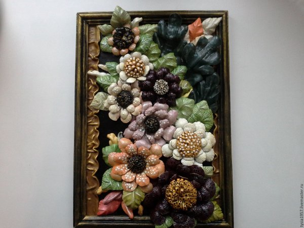 Цветочное панно на стену