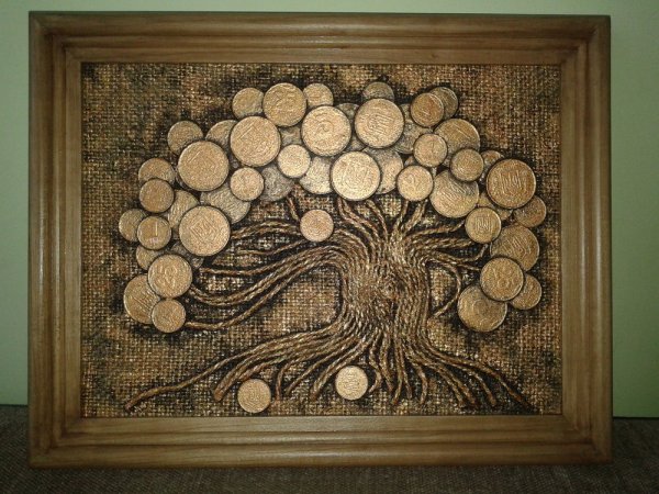 Панно "денежное дерево"