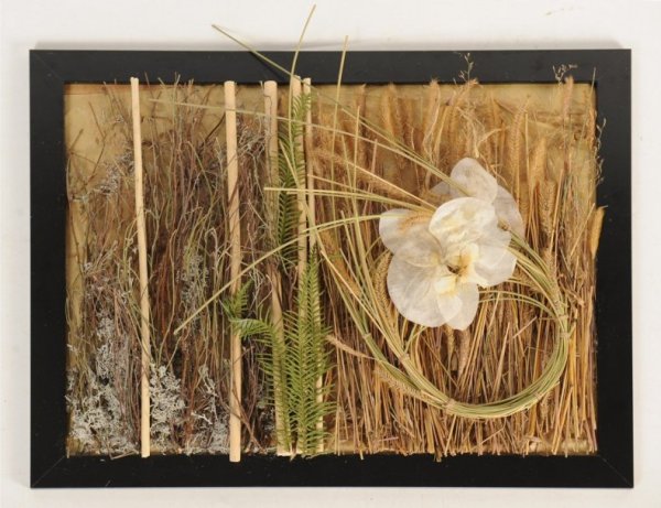 Панно из сухоцветов