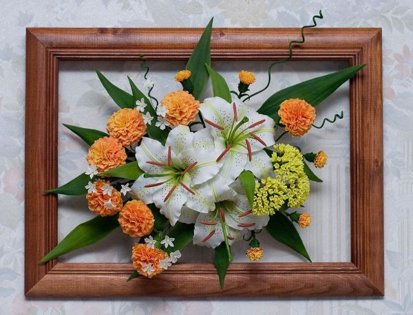 Флористическое панно