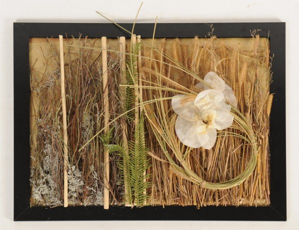 Панно из сухоцветов