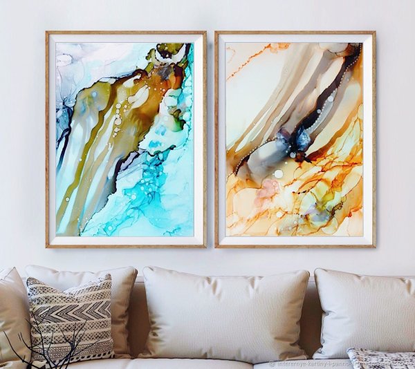 Диптих в интерьере