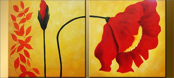 Диптих листья