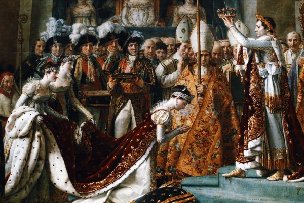 Коронация Наполеона Лувр
